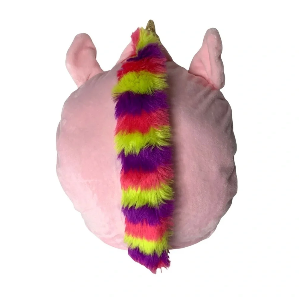 Little Tikes 3 in 1 Pink Stuffed Plush Pillow & Play Lounge Nap Pad Roll Up Ball